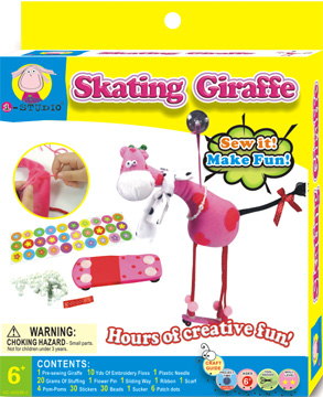 Skating Giraffe