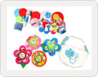 Fabric Flower Badges