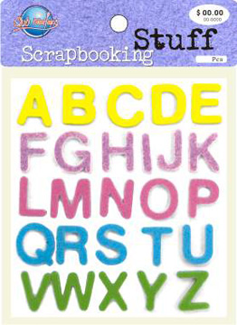 Letters Foam Stickers-TZ-20024